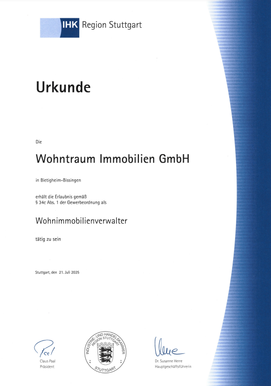 Thumbnail für das Zertifikat